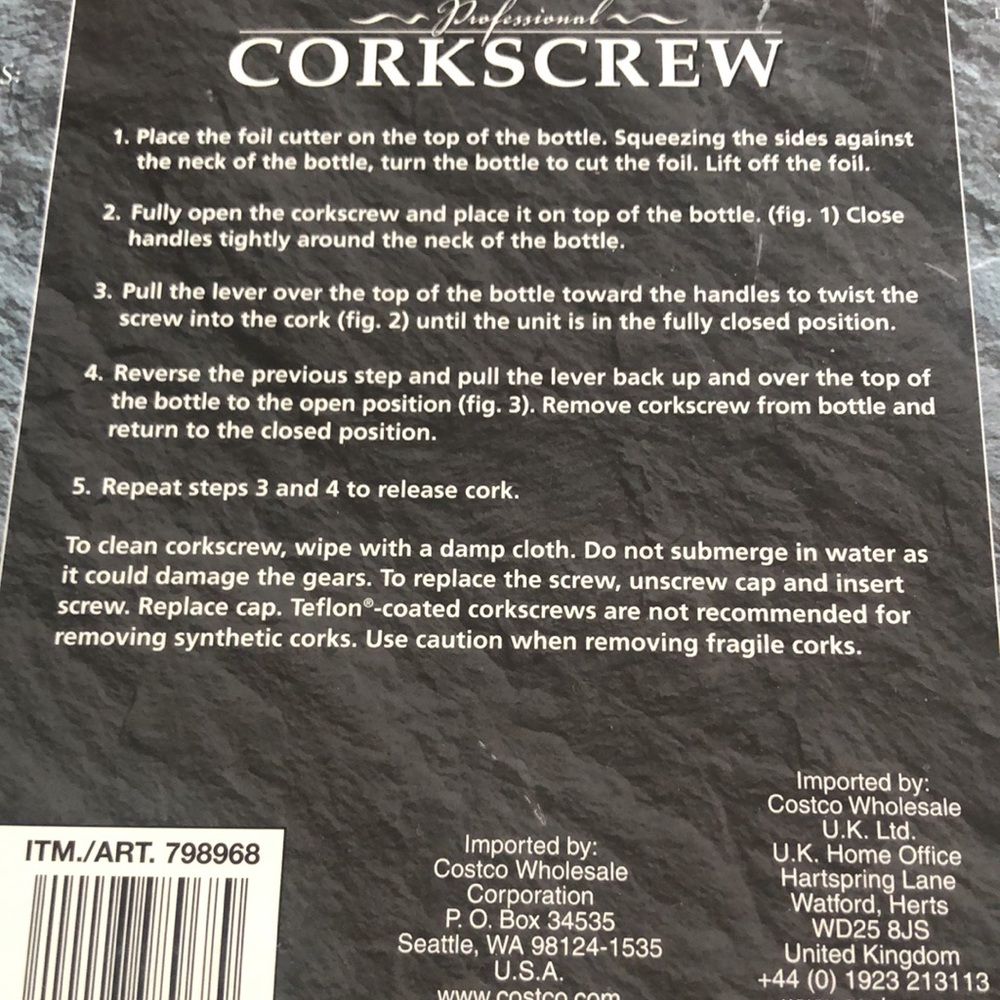 Professional Corkscrew Set - Picture 3 of 7